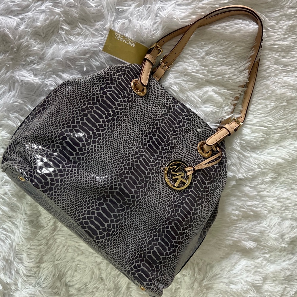Michael Kors Python Grab Bag Tote